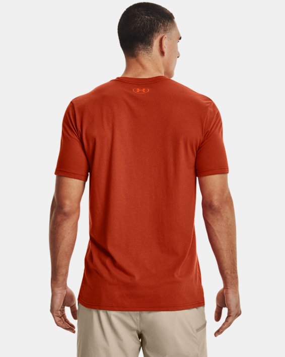 Men's UA Fish Strike T-Shirt, Orange, pdpMainDesktop image number 1